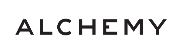 AlchemyCodeLab Logo, "ALCHEMY" in black text.